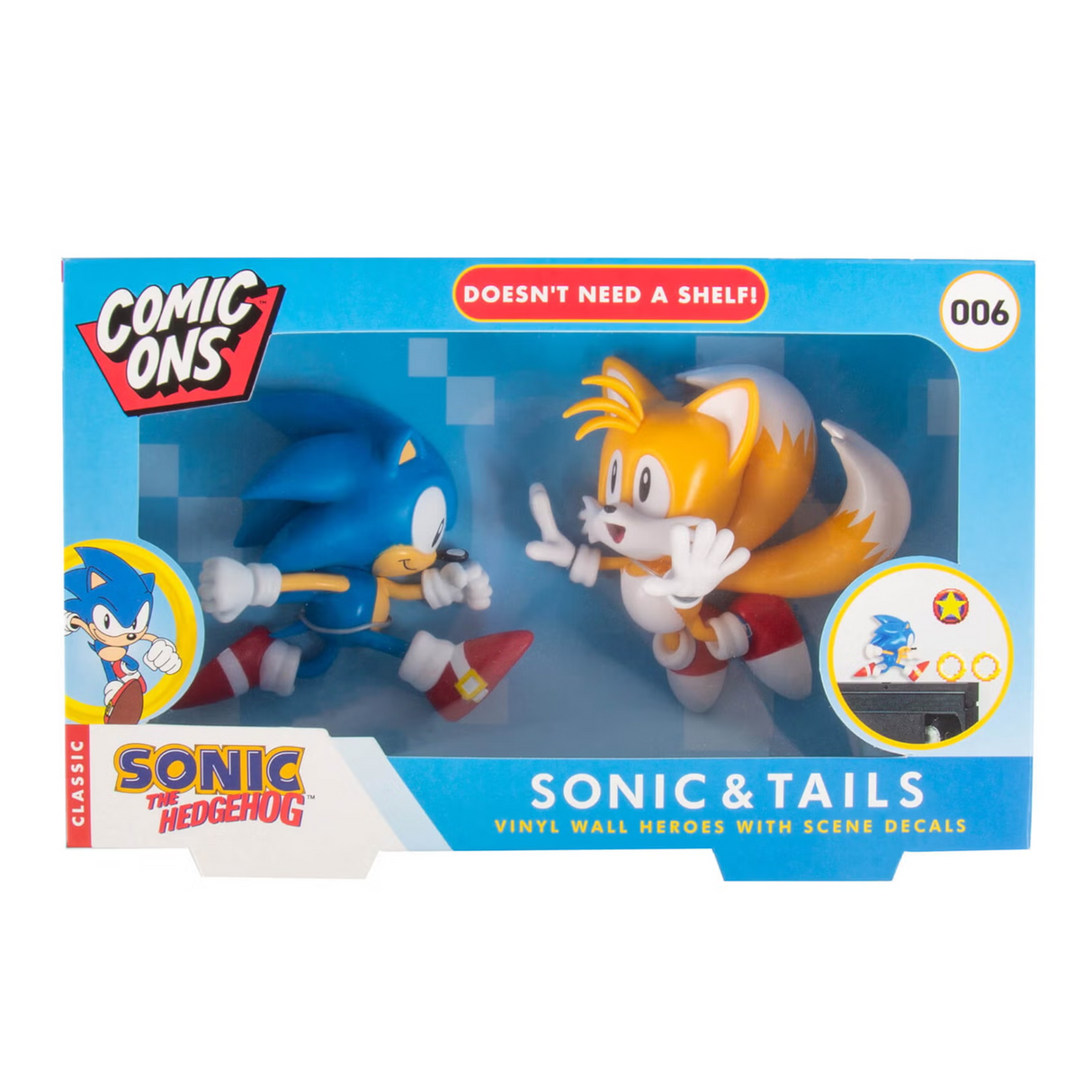 Sonic The Hedgehog and Tails Comic Ons