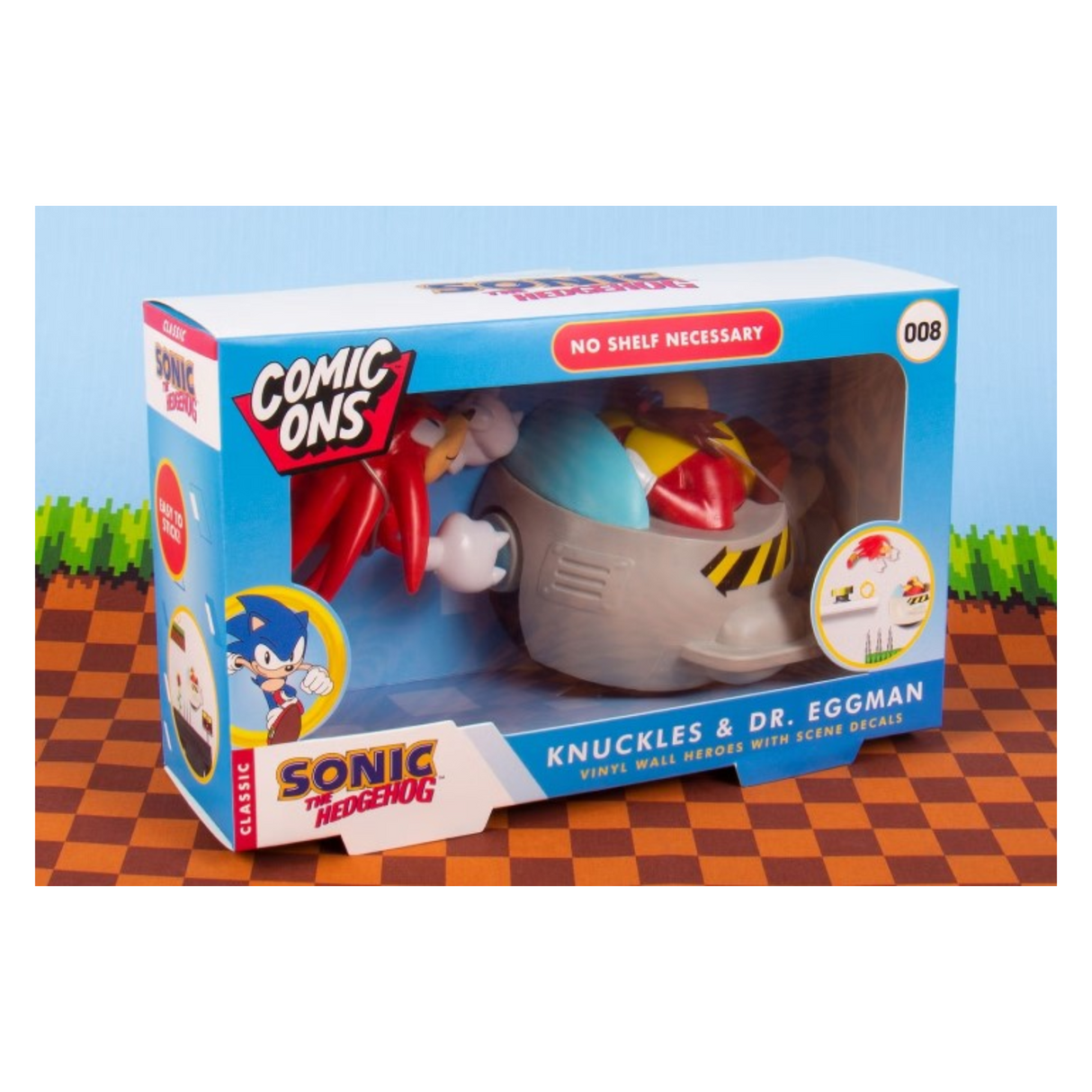 Sonic The Hedgehog: Knuckles and Dr Eggman Comic Ons