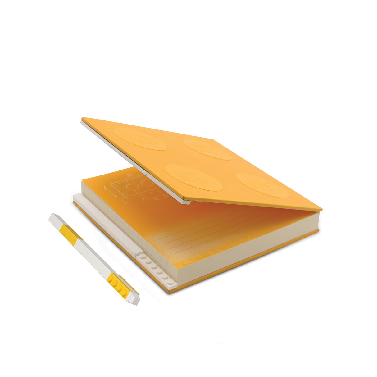LEGO® Notebook with Gel Pen - Yellow