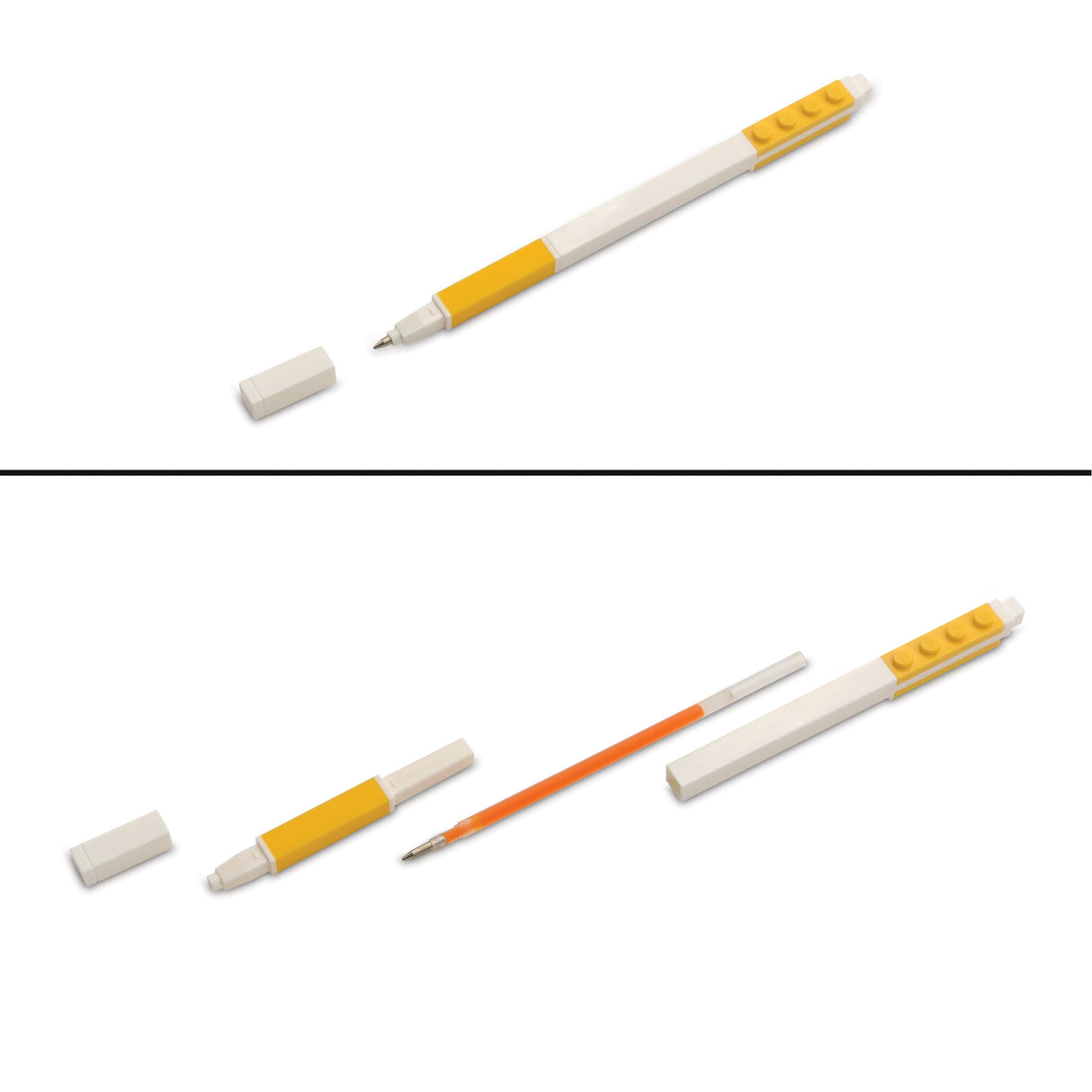 LEGO® Notebook with Gel Pen - Yellow