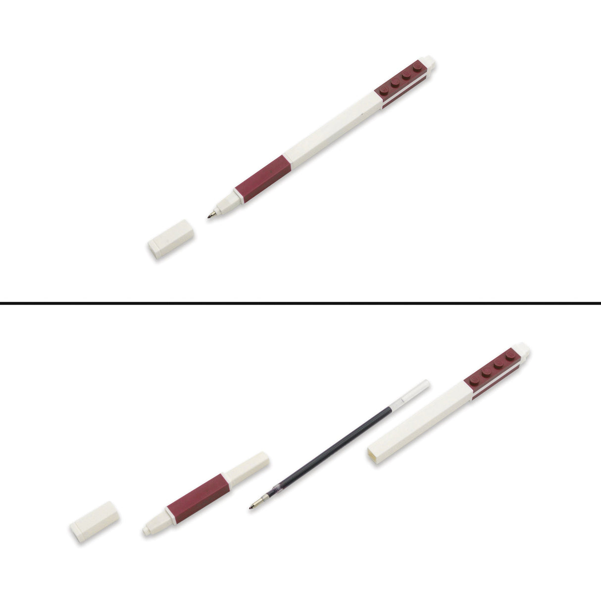 LEGO® Notebook with Gel Pen - Brown