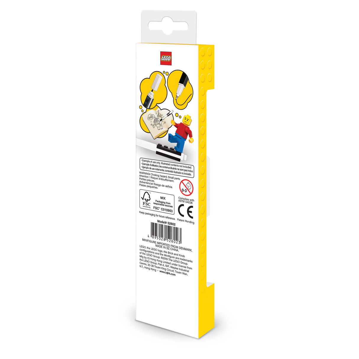 LEGO® Red Gel Pen with Minifigure Pen Pal