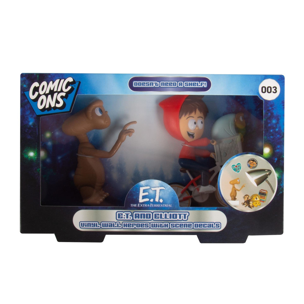 E.T and Elliott Comic Ons