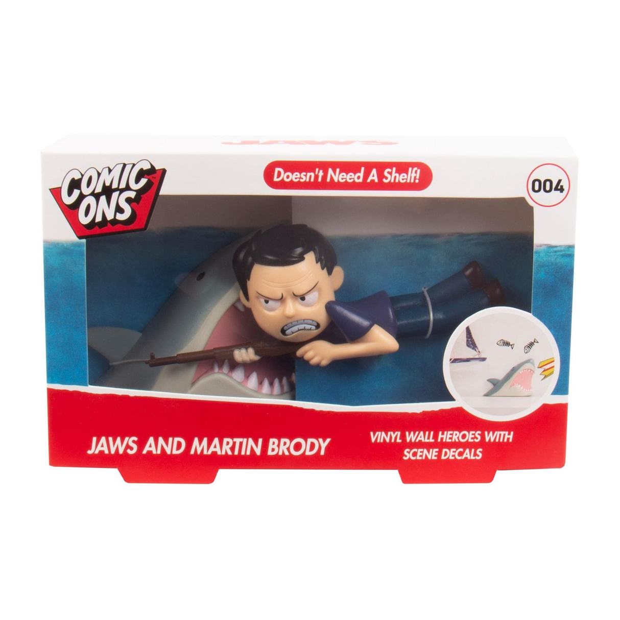 Jaws and Martin Brody Comic Ons