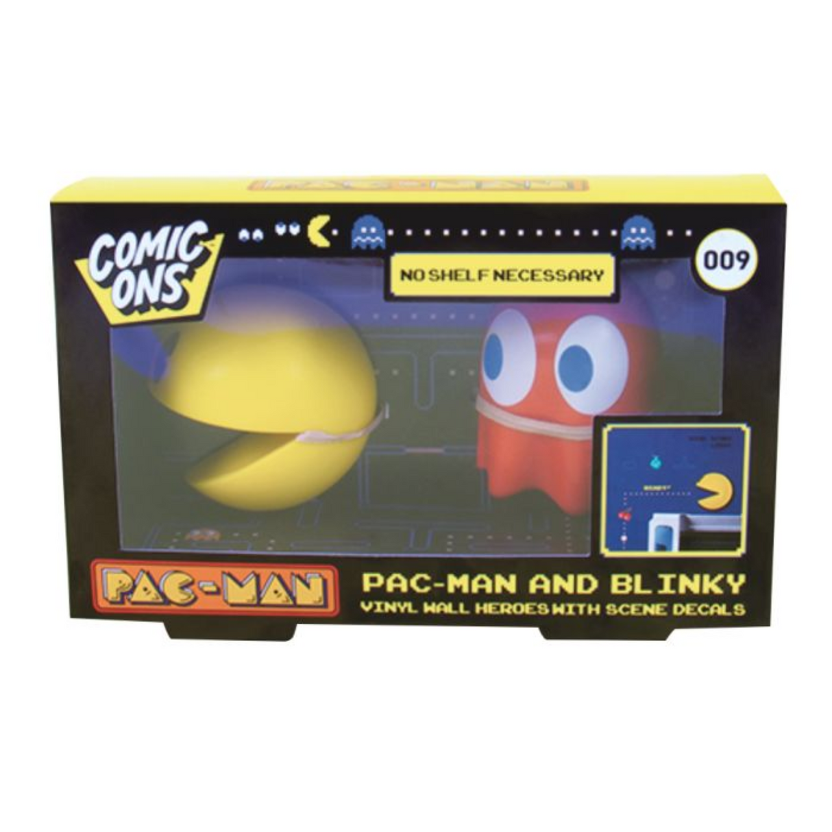 Pac-Man and Blinky Comic Ons