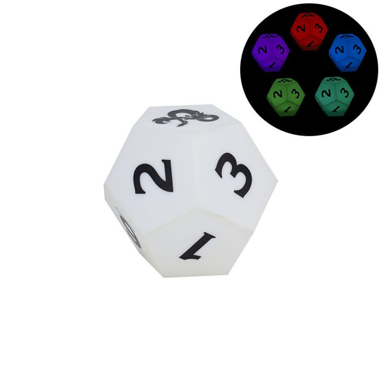 Dungeons & Dragons D12 Colouring Changing Dice Light