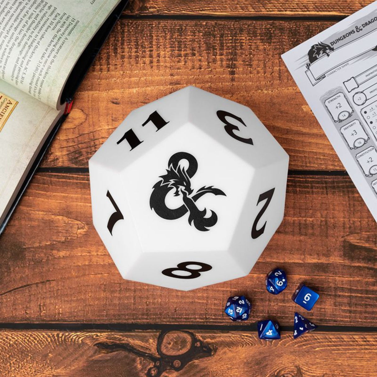 Dungeons & Dragons D12 Colouring Changing Dice Light