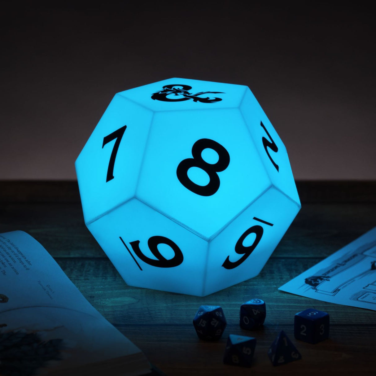 Dungeons & Dragons D12 Colouring Changing Dice Light