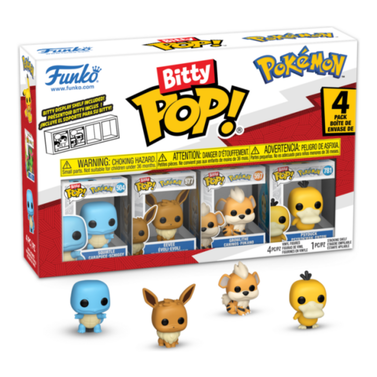 Funko Bitty POP! Pokemon - Squirtle 4 Pack