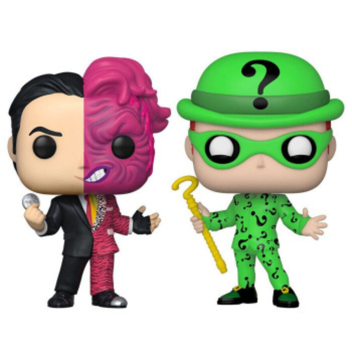 Funko POP! Two-Face & The Riddler (2 Pack) Amazon Exclusive