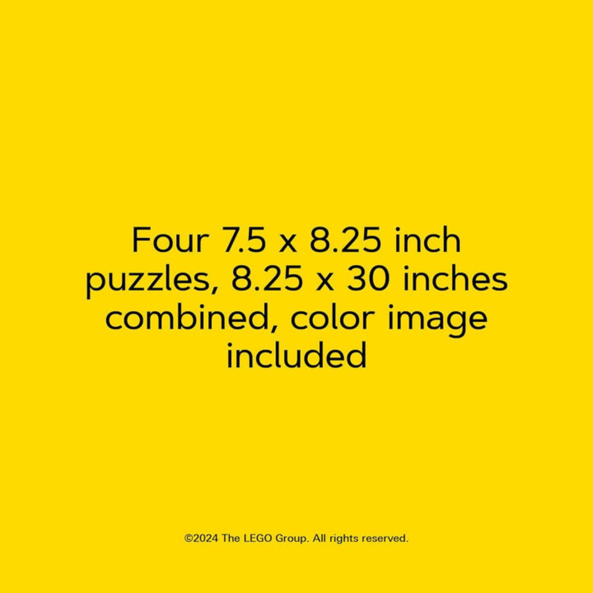 LEGO Christmas Train 4 Connecting 100 Piece Jigsaw Puzzle