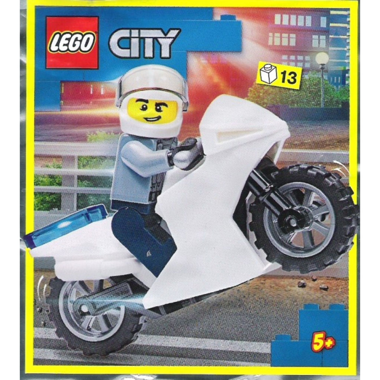 LEGO City 952103 Policeman and Motorcycle Foil Bag