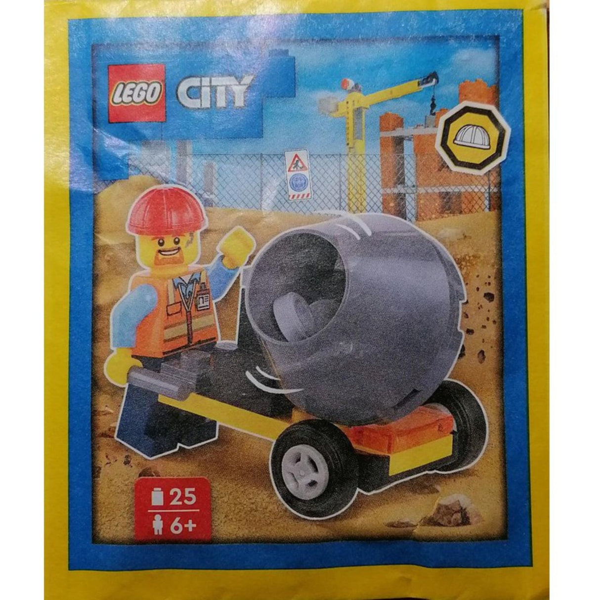 LEGO City 952403 Builder with Cement Mixer Paper Bag