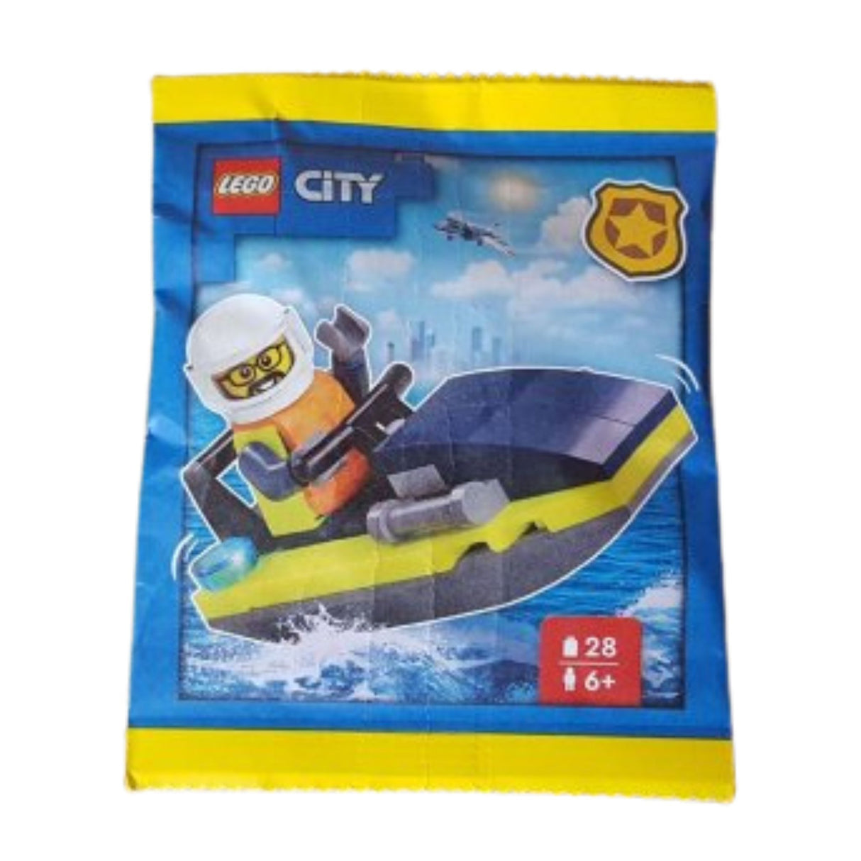LEGO City 952408 Police Officer with Jet Ski Paper Bag