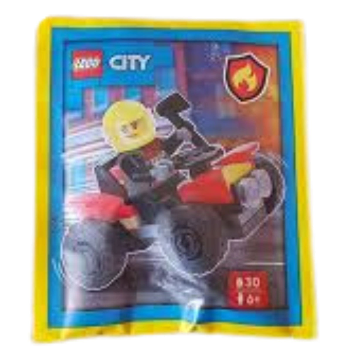 LEGO City 952409 Firefighter with Quad Paper Bag