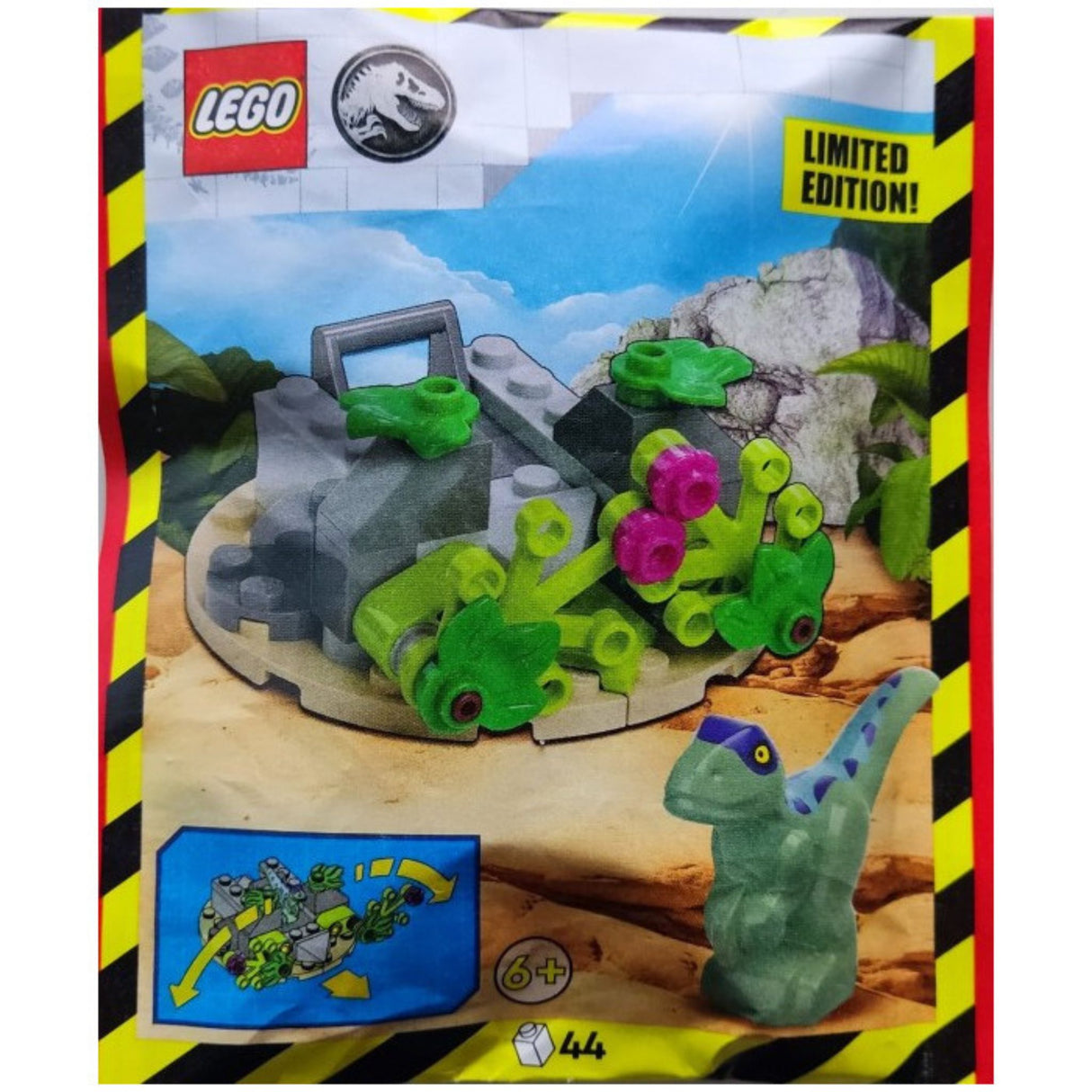 LEGO Jurassic World 122406 Raptor with Secret Hideout Paper Bag
