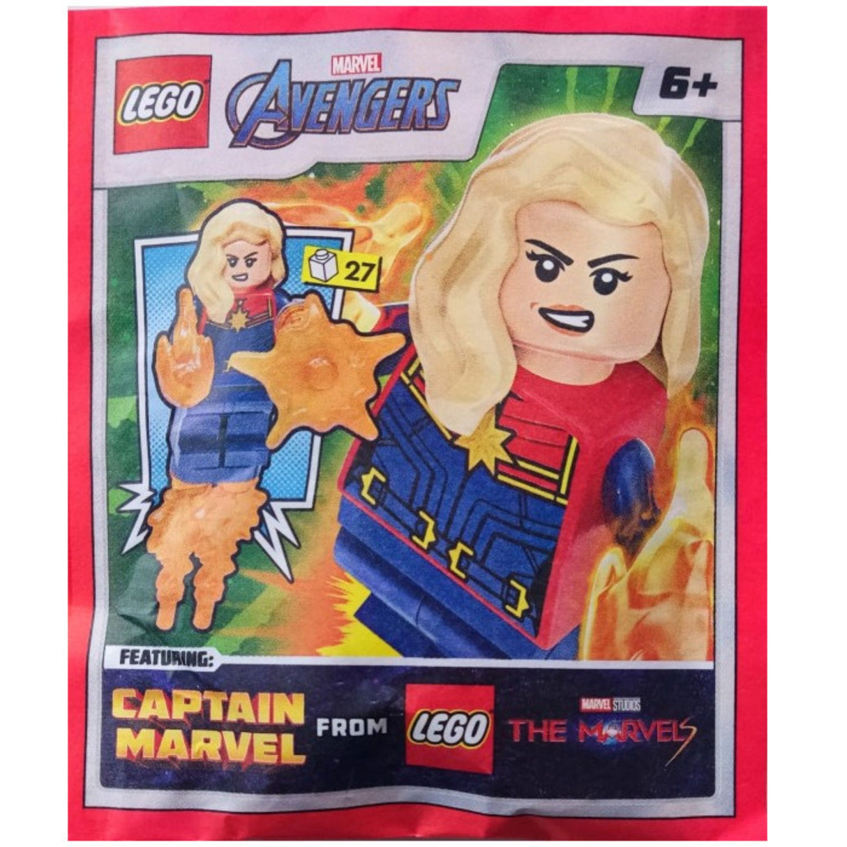 LEGO Marvel 242321 Captain Marvel Paper Bag