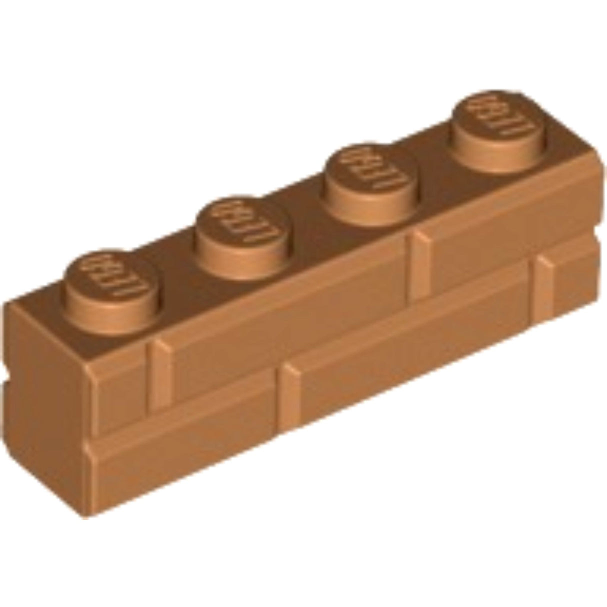 LEGO Masonry Profile Brick 1 x 4 15533 (x25) - Medium Nougat