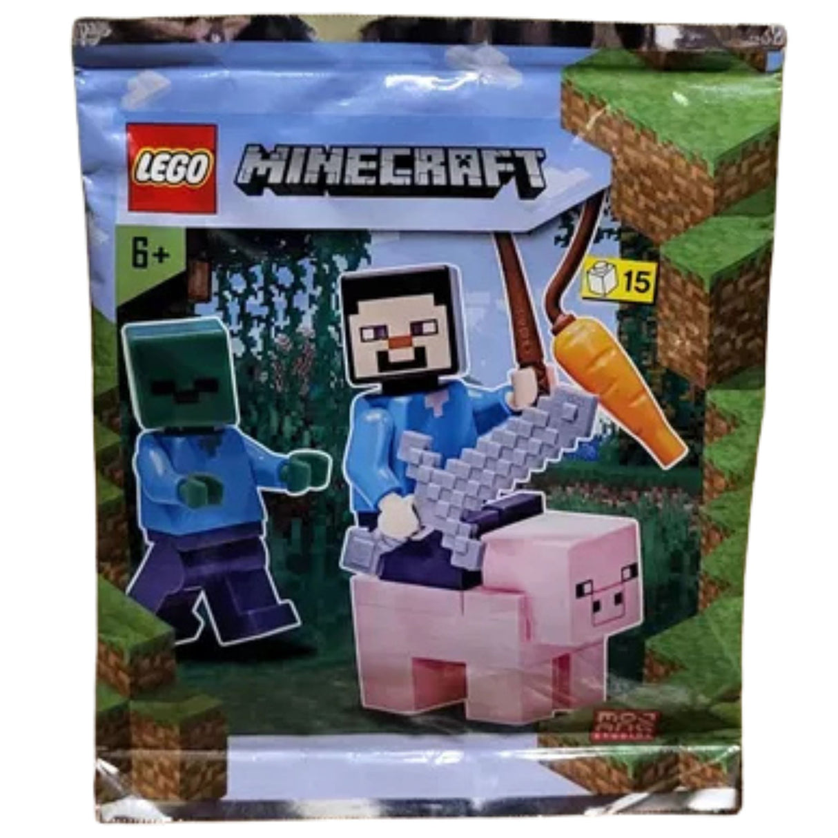 LEGO Minecraft 662101 Steve, Zombie and Pig Paper Bag