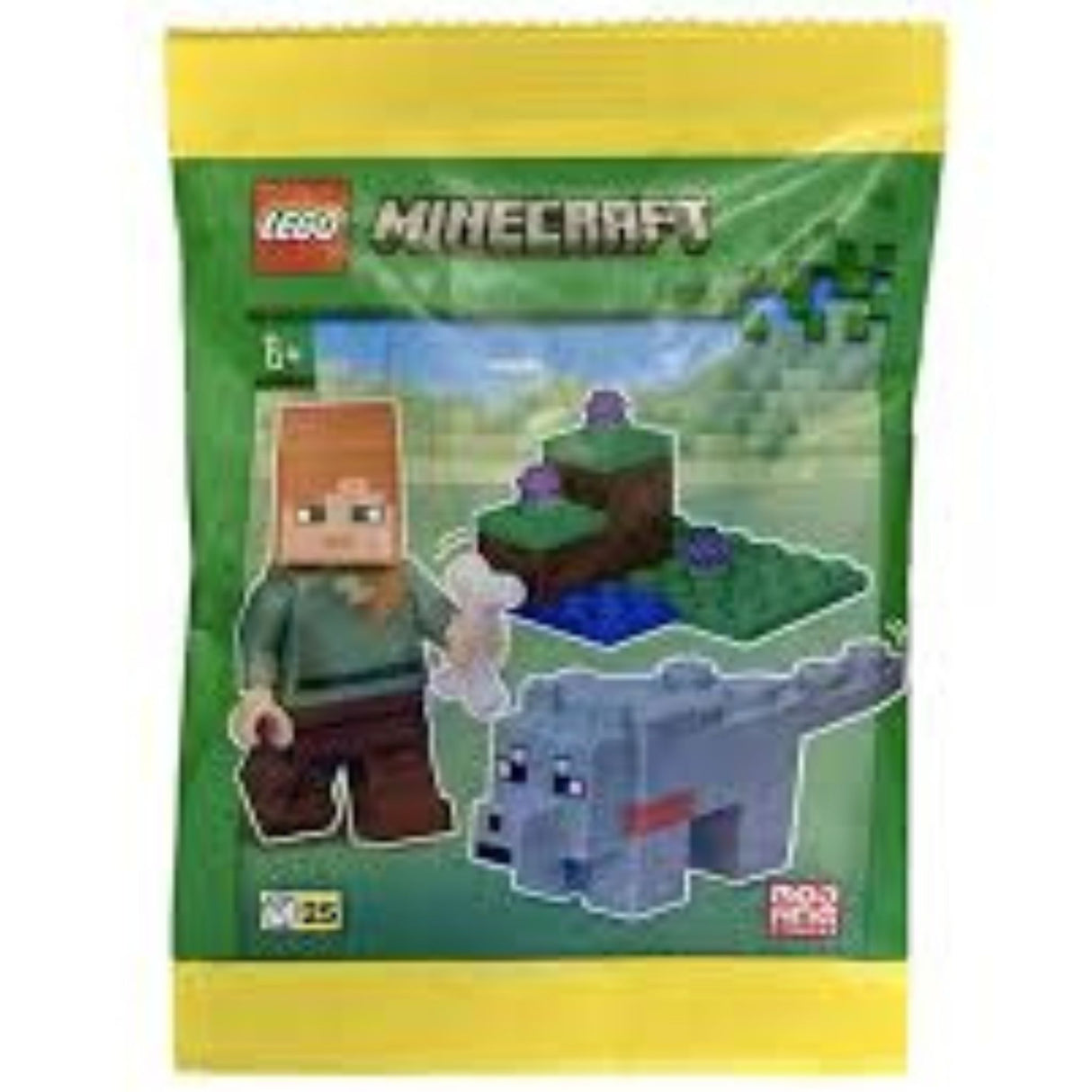 LEGO Minecraft 662404 Alex with Wolf Paper Bag