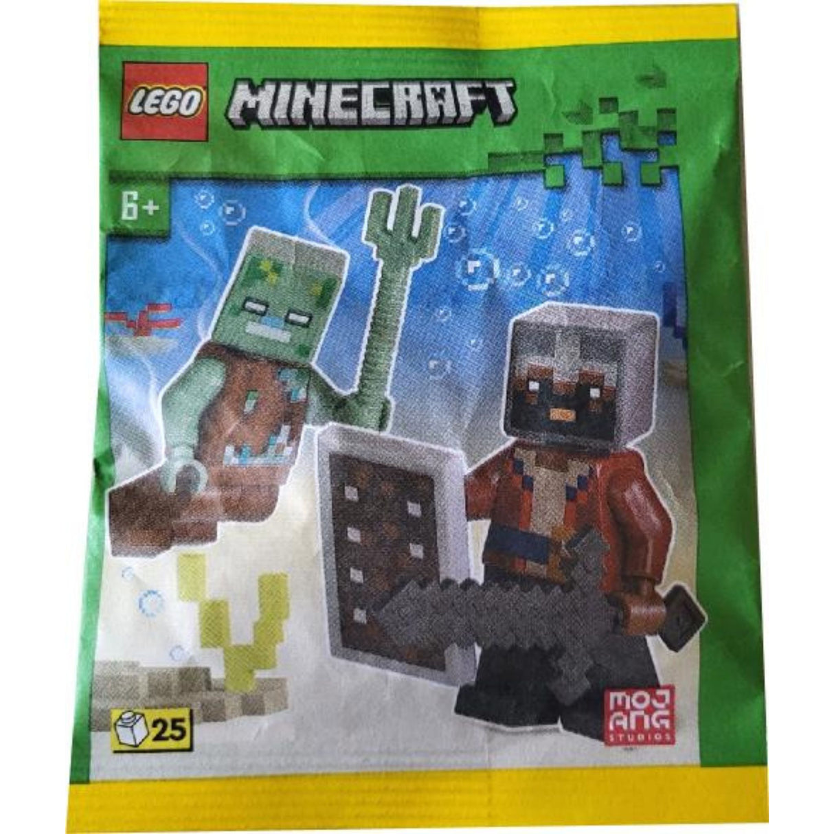 LEGO Minecraft 662405 Drowned and Hero Paper Bag