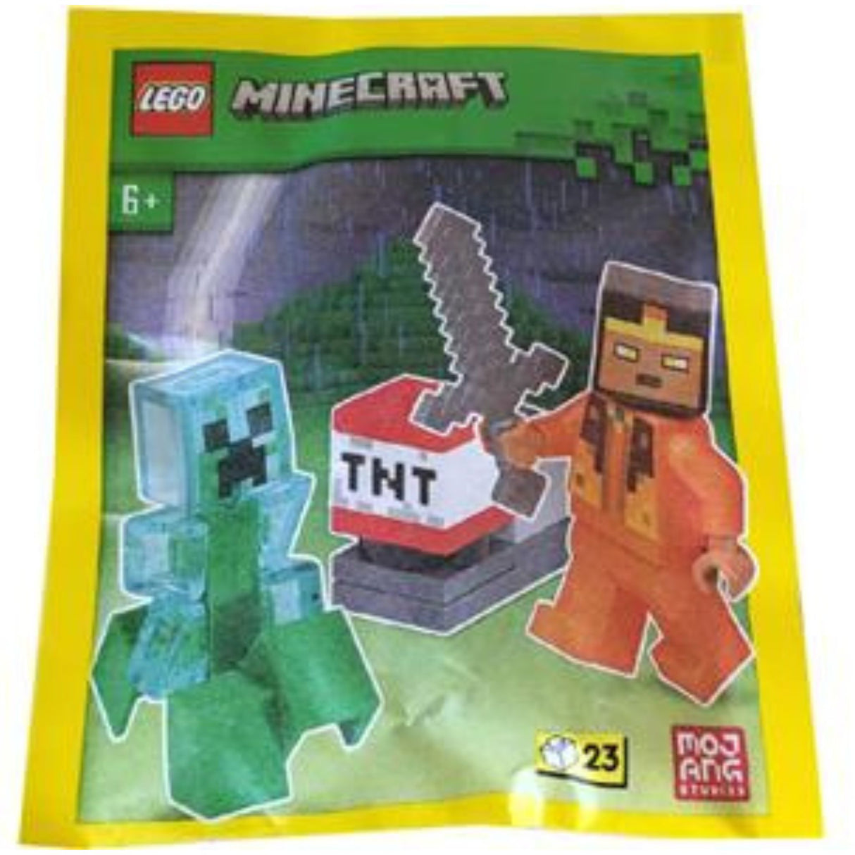 LEGO Minecraft 662406 Hero with Charged Creeper and TNT Launcher Paper Bag