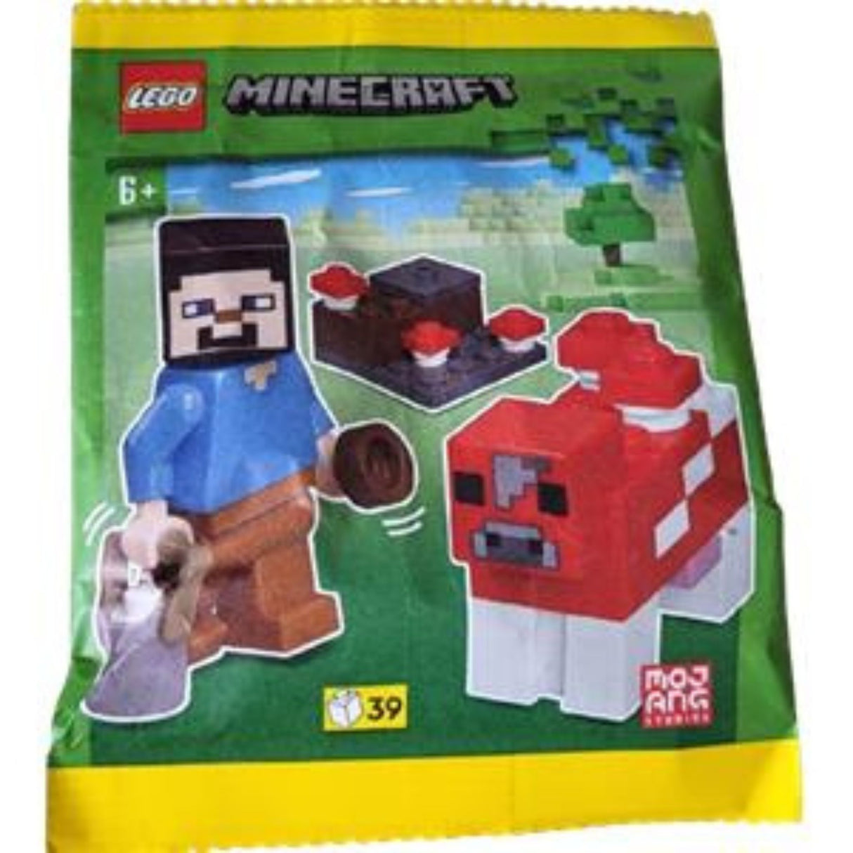 LEGO Minecraft 662407 Steve and Mooshroom Paper Bag