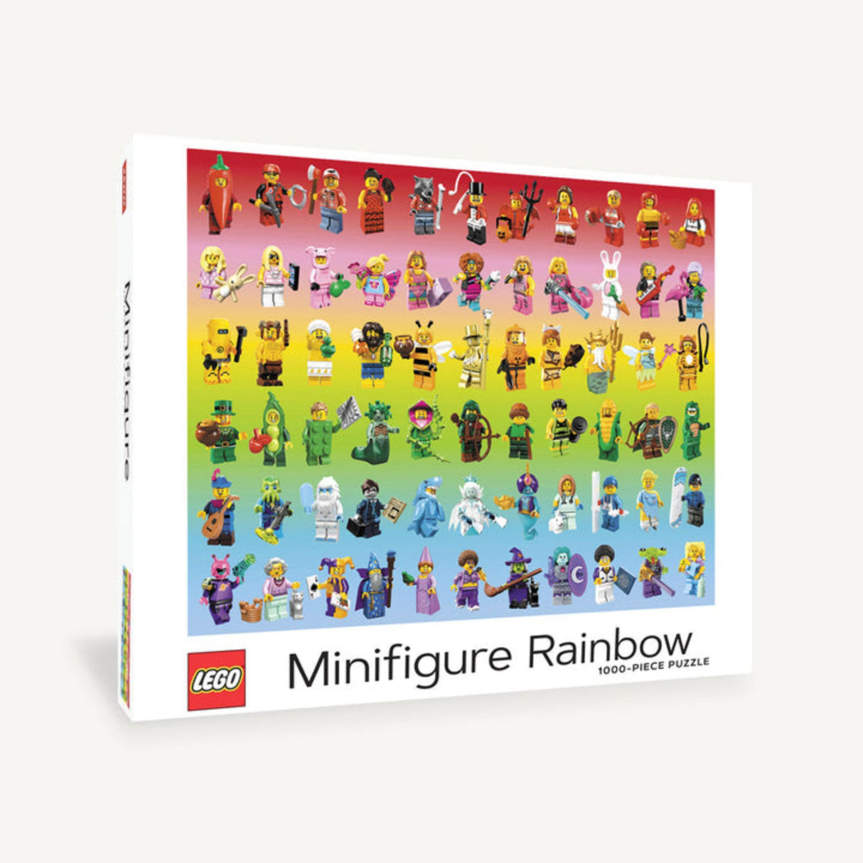 LEGO Minifigure Rainbow 1000 Piece Jigsaw Puzzle