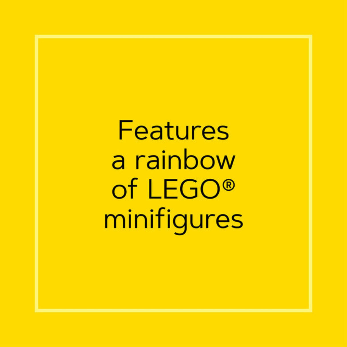 LEGO Minifigure Rainbow 1000 Piece Jigsaw Puzzle