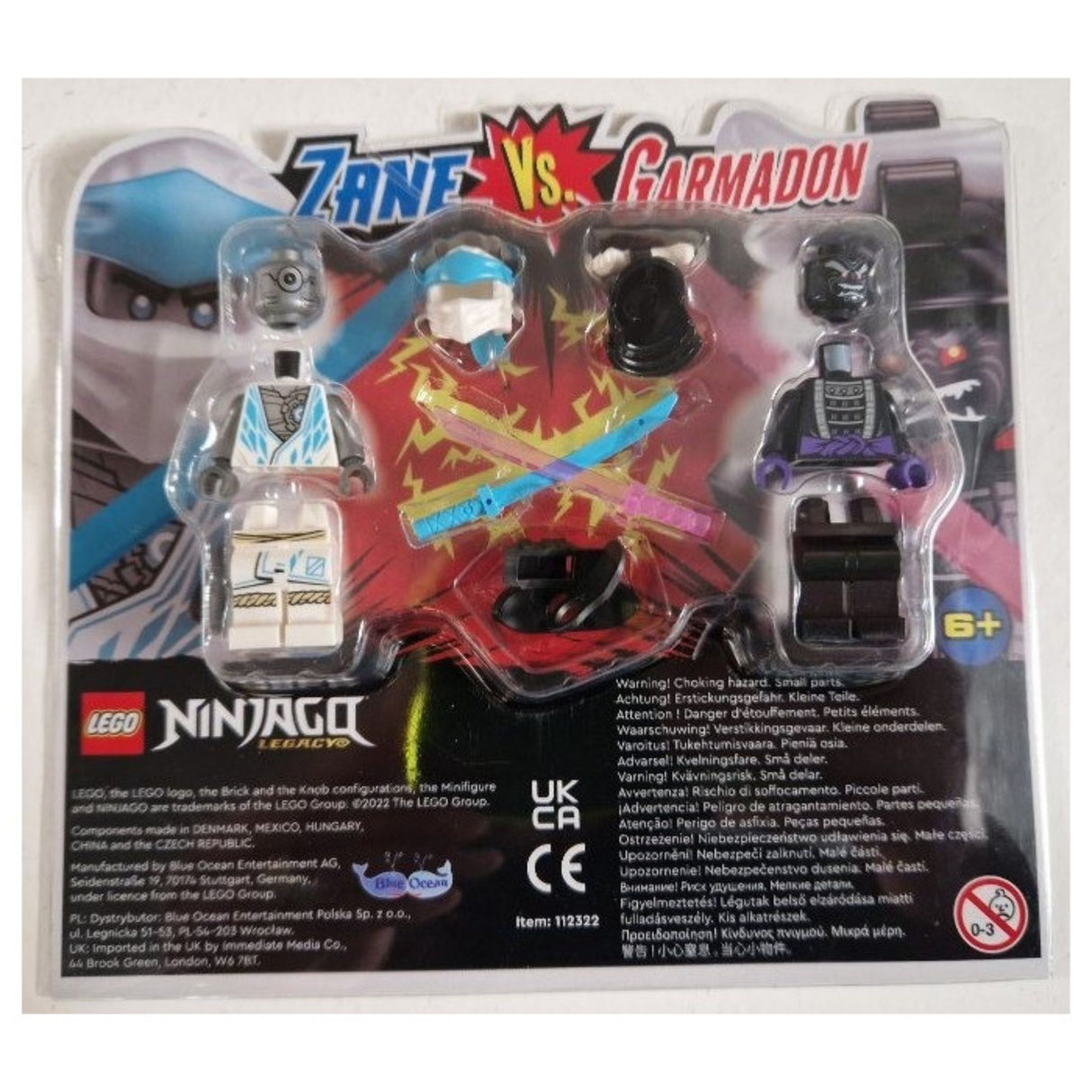 LEGO Ninjago 112322 Zane vs. Garmadon Blister Pack
