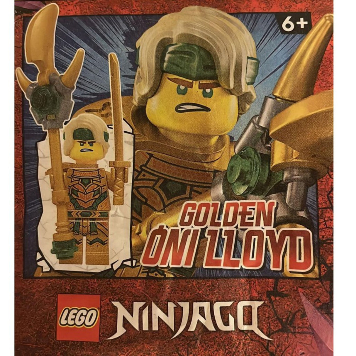 LEGO Ninjago 892297 Golden Oni Lloyd Paper Bag