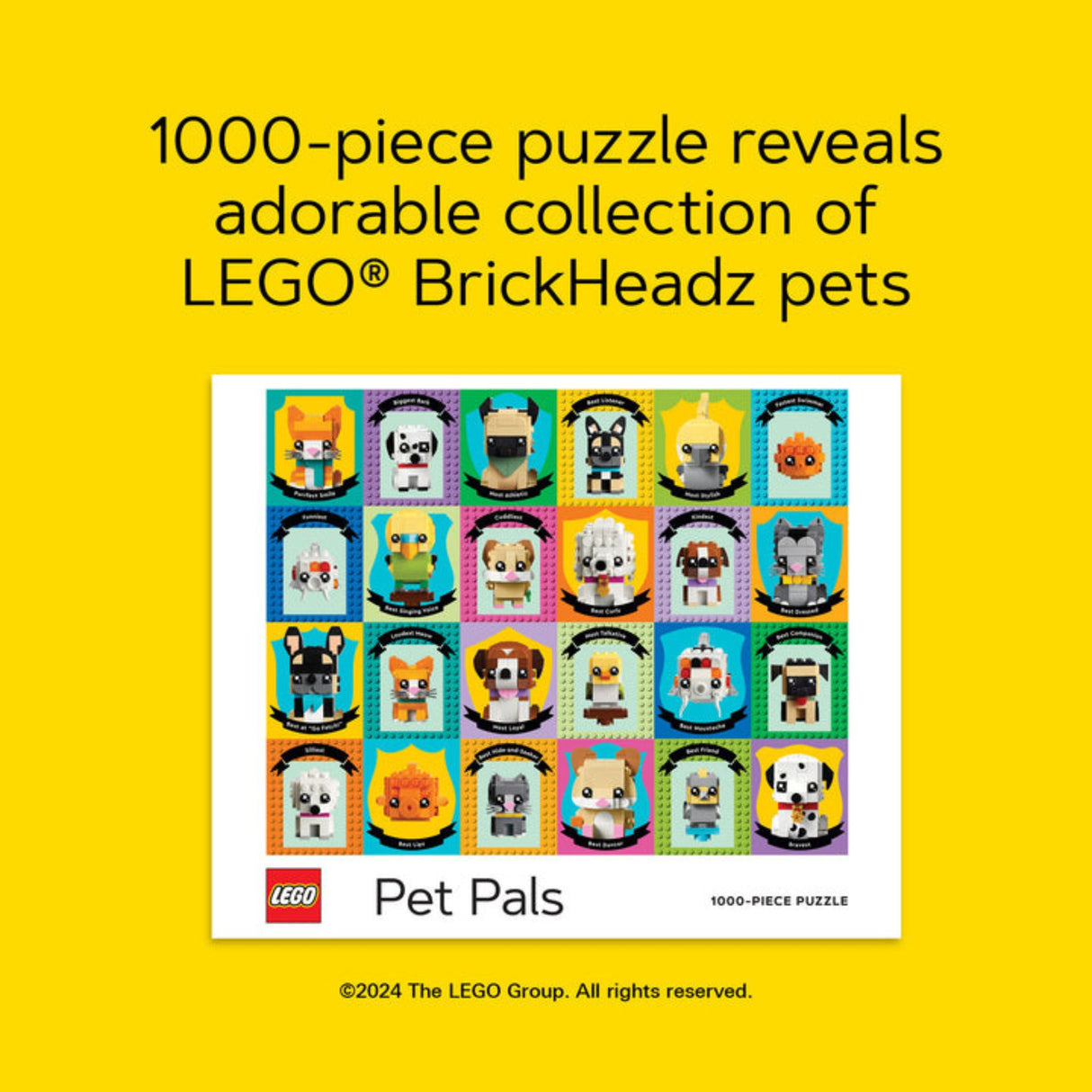 LEGO Pet Pals 1000 Piece Jigsaw Puzzle