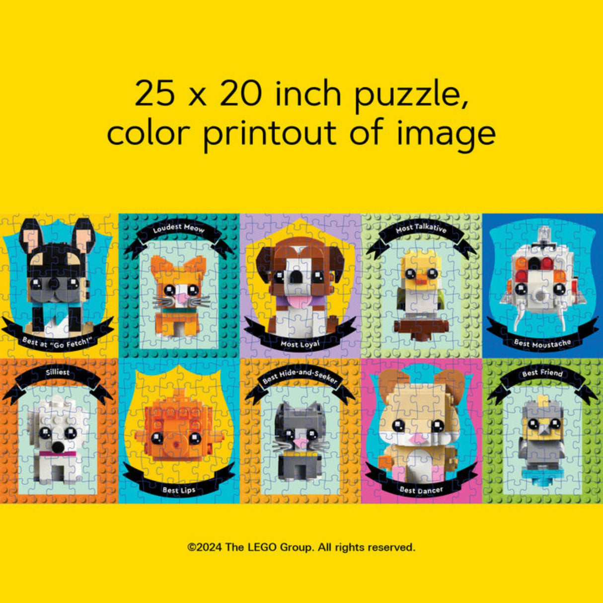 LEGO Pet Pals 1000 Piece Jigsaw Puzzle