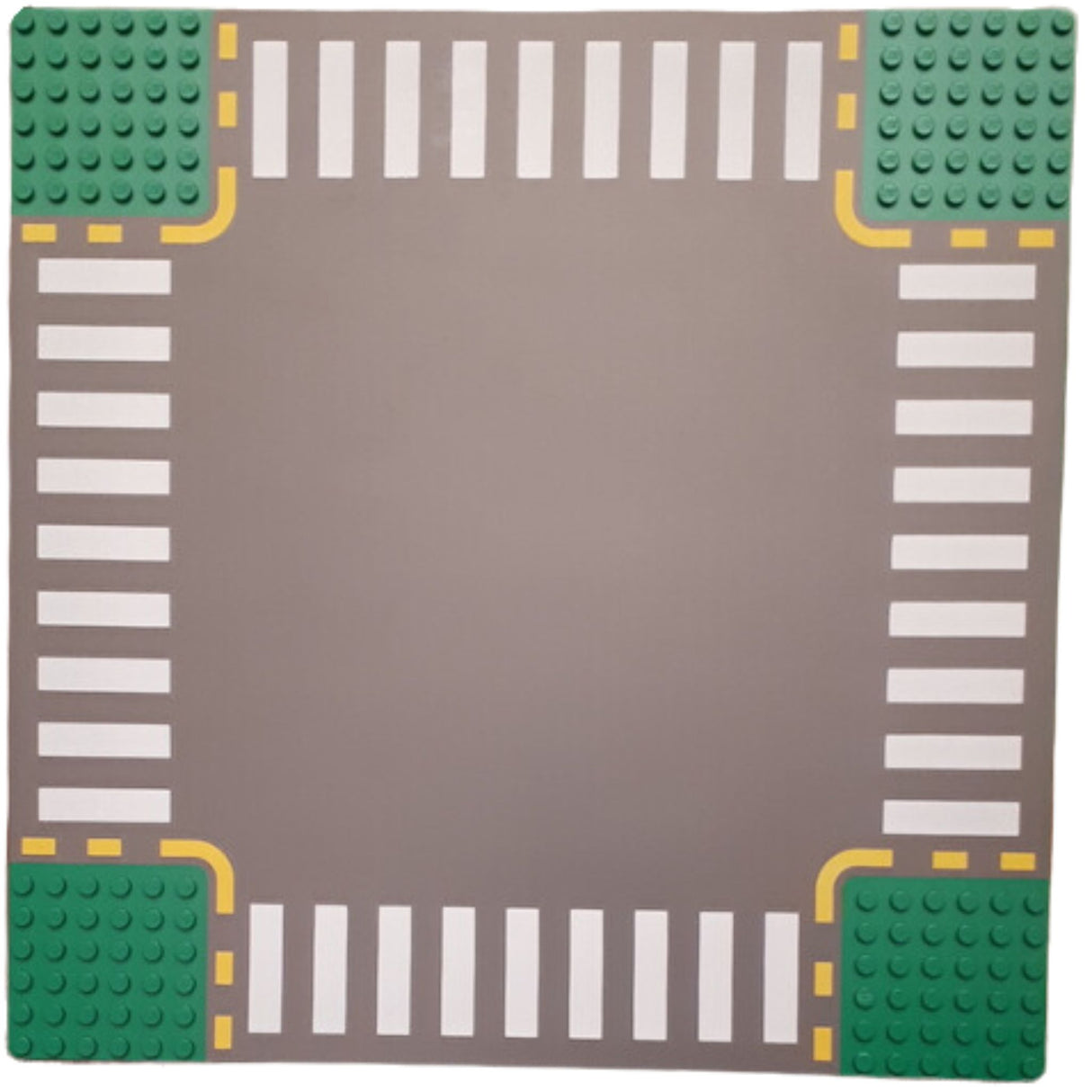 LEGO Road Crossroad with Dark Gray Road Baseplate 32 x 32 44343pb01 (x1)