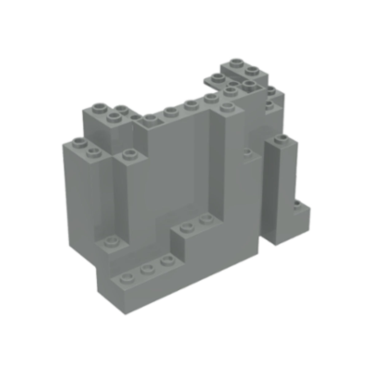 LEGO Big Rock (BURP) 6082 (x1) - Light Bluish Gray
