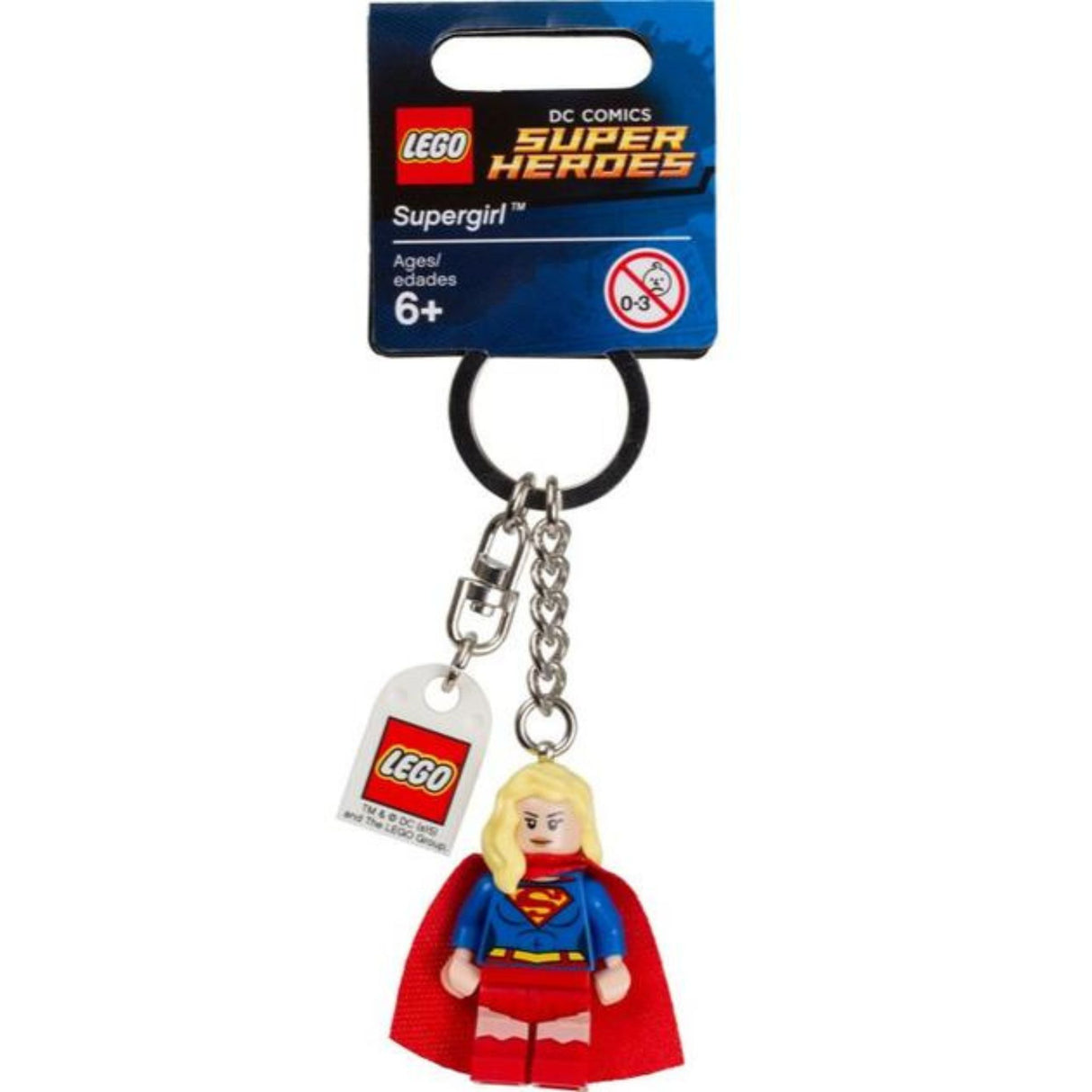 LEGO® DC Super Heroes Super Girl Key Chain Keyring