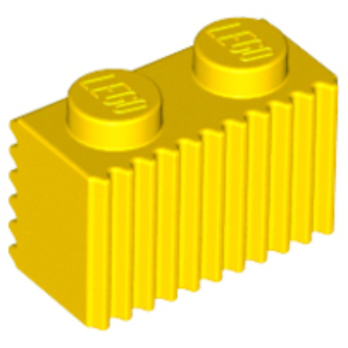 LEGO Grille Brick 1 x 2 2877 (x50) - Yellow