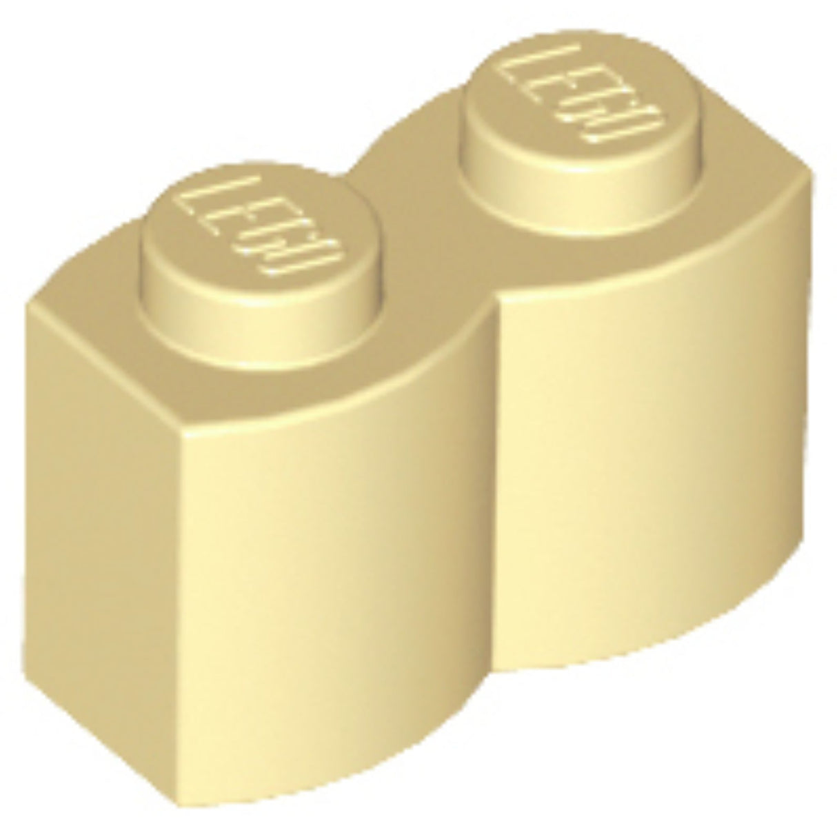 LEGO Log Profile Brick 1 x 2 30136 (x50) - Tan