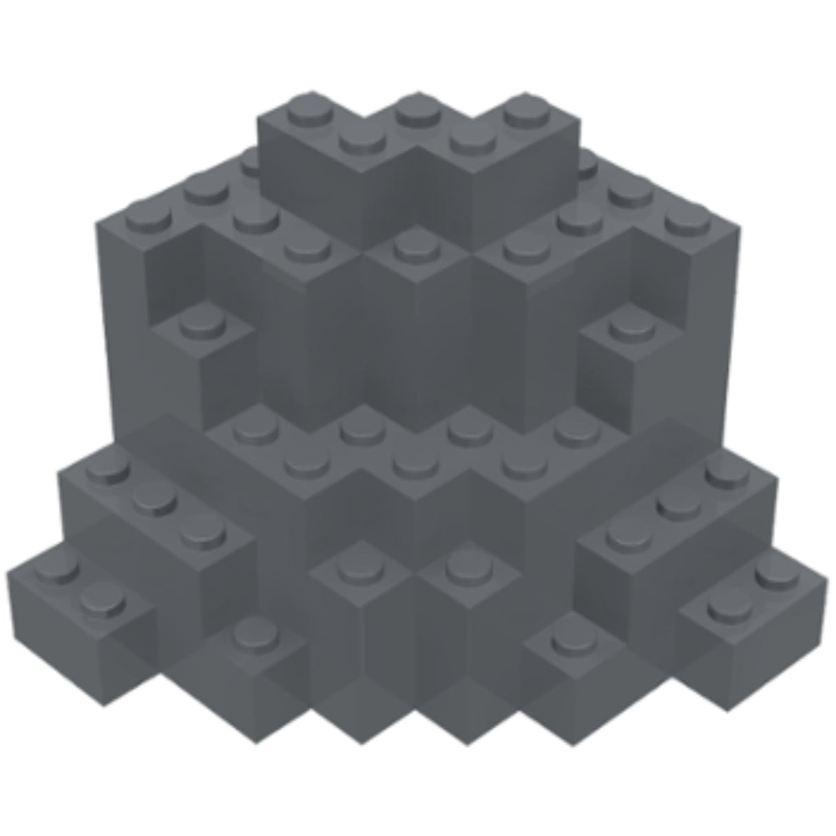 LEGO Medium Rock (MURP) 23996 (x1) - Dark Bluish Gray