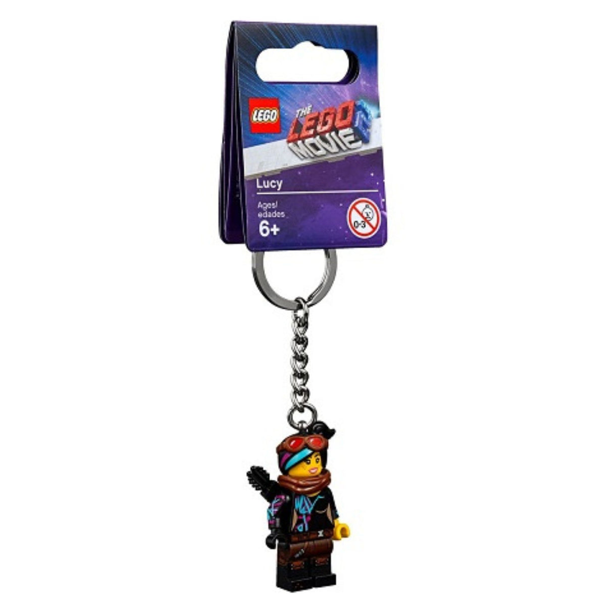LEGO® Movie Lucy Wyldstyle Key Chain Keyring
