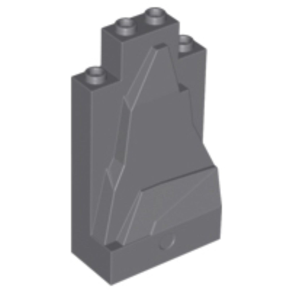 LEGO Rock Panel 47847 (x6) - Bluish Gray