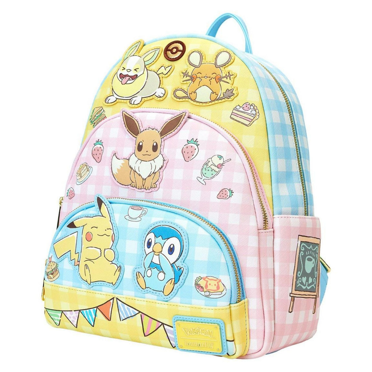 Loungefly - Pokemon Cafe Triple Pocket Backpack