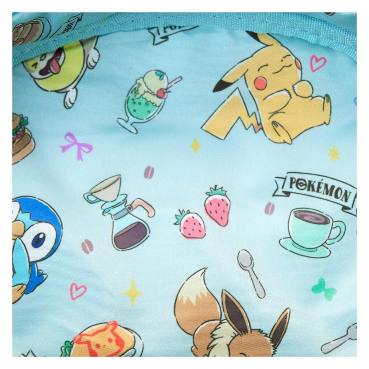Loungefly - Pokemon Cafe Triple Pocket Backpack