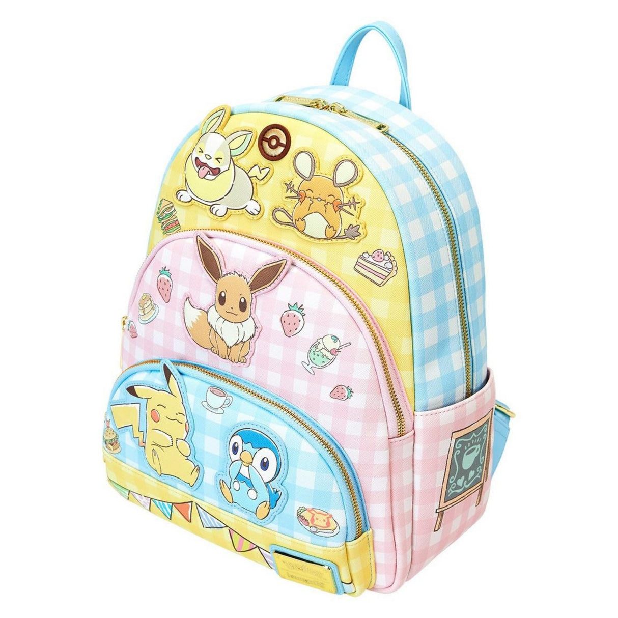 Loungefly - Pokemon Cafe Triple Pocket Backpack
