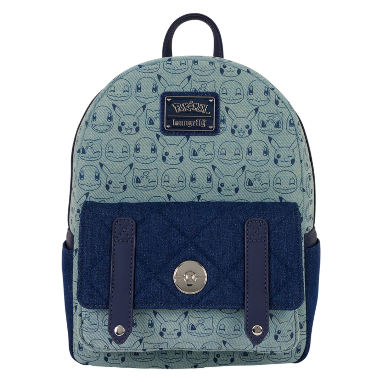 Loungefly - Pokemon Faux Denim Mini Backpack