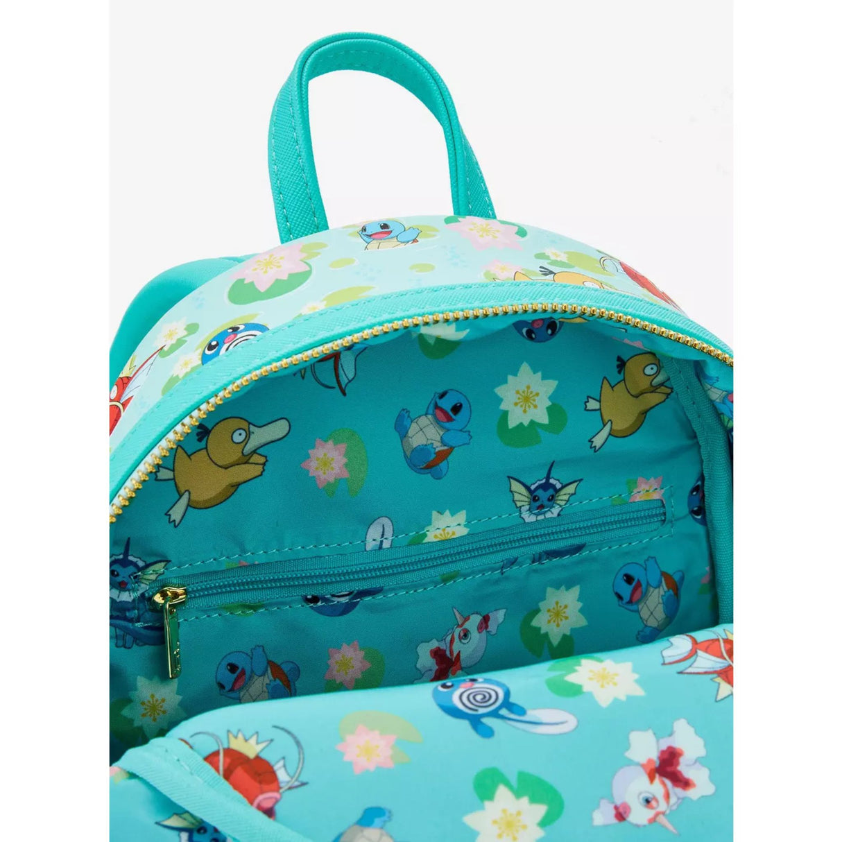 Loungefly - Pokemon Water Type Lily Pad Allover Mini Backpack