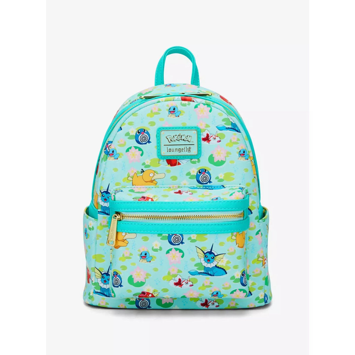 Loungefly - Pokemon Water Type Lily Pad Allover Mini Backpack