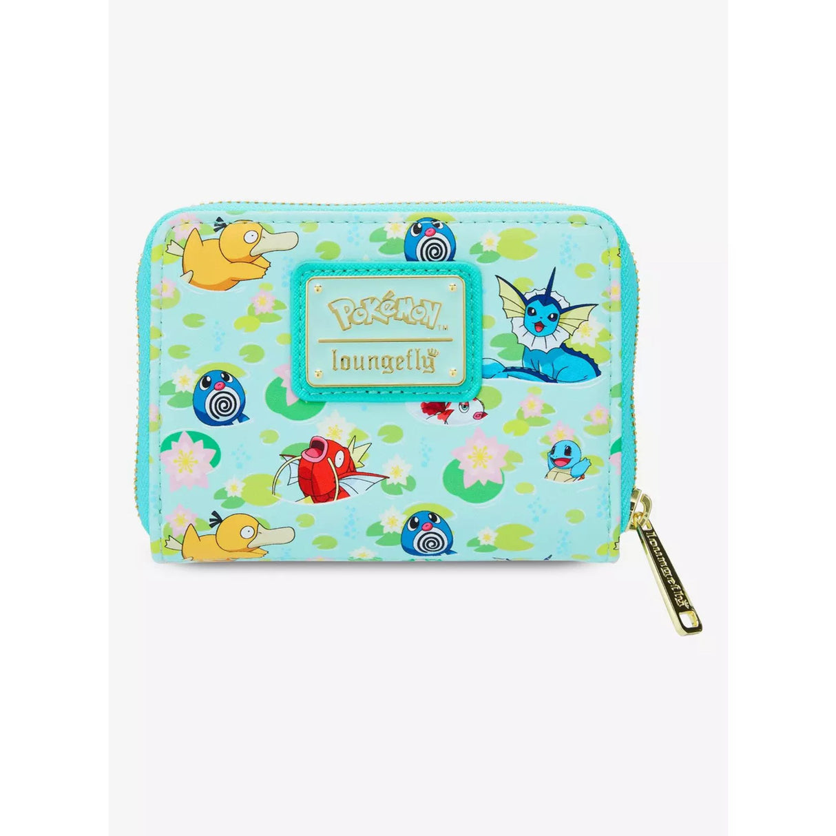 Loungefly - Pokemon Water Type Lily Pad Allover Print Wallet
