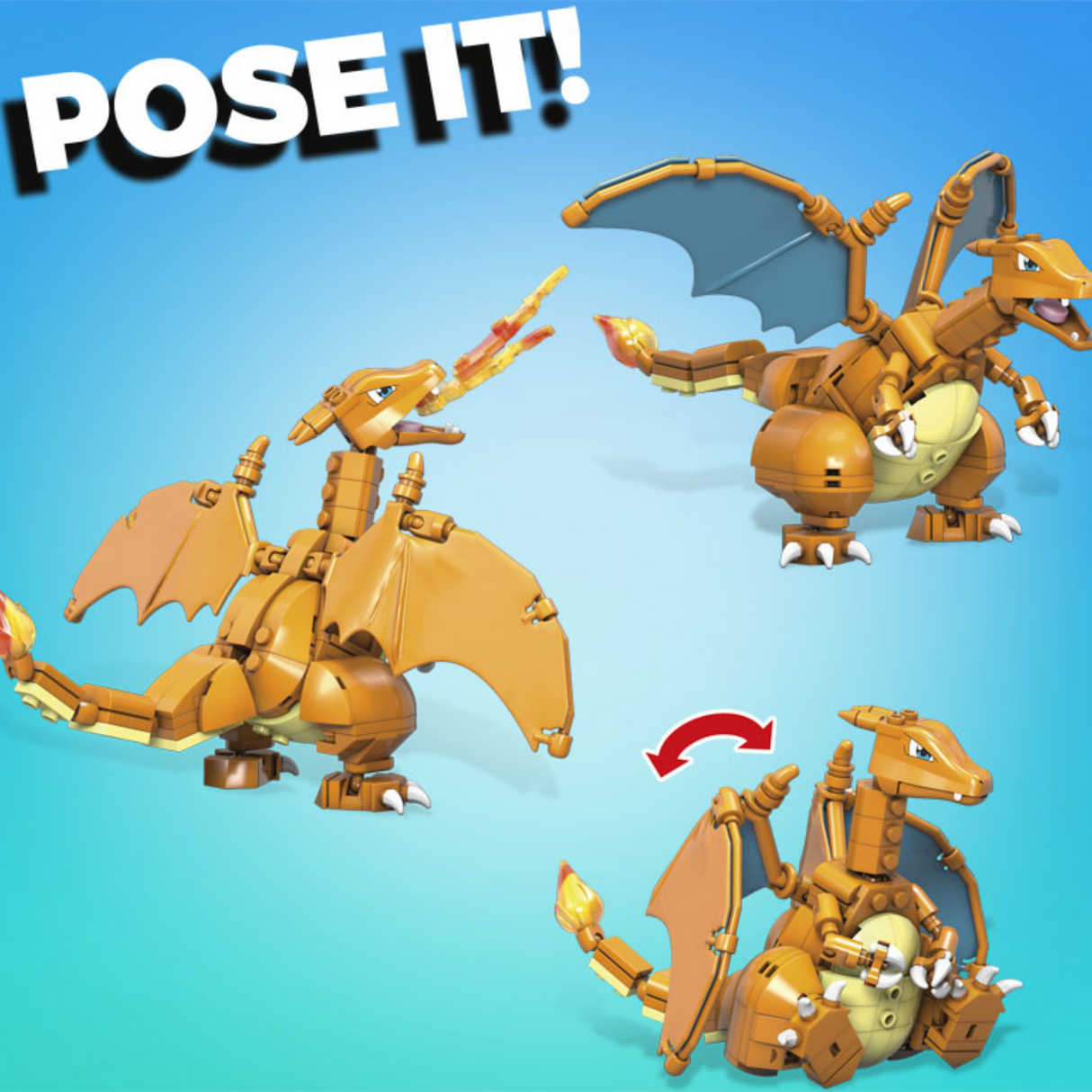 MEGA Pokemon Charizard Building Set