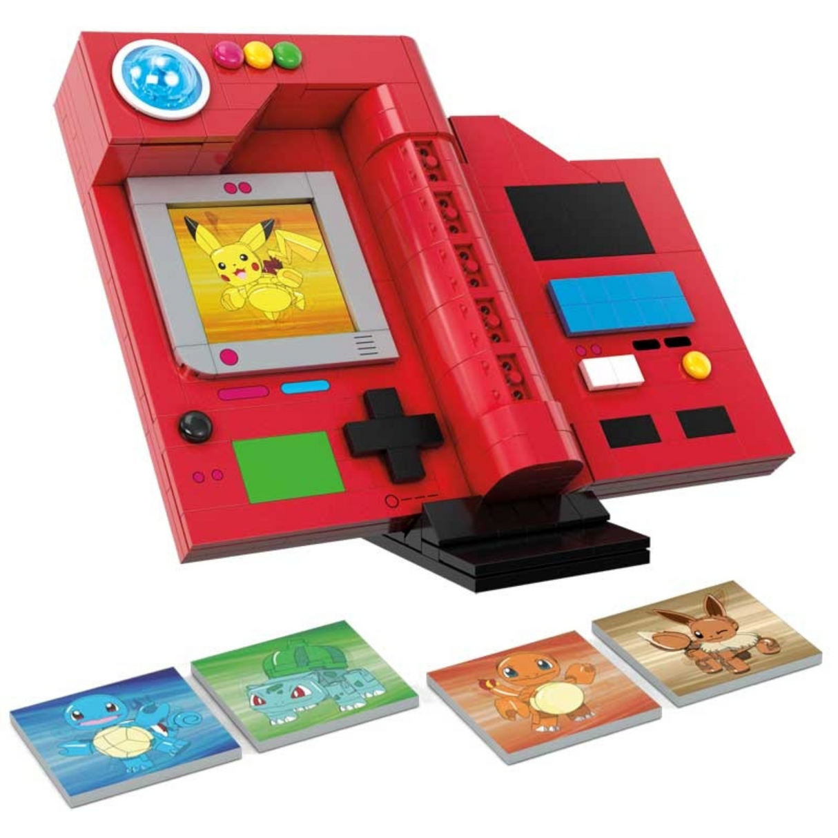 MEGA Pokemon Kanto Pokedex Building Set Open